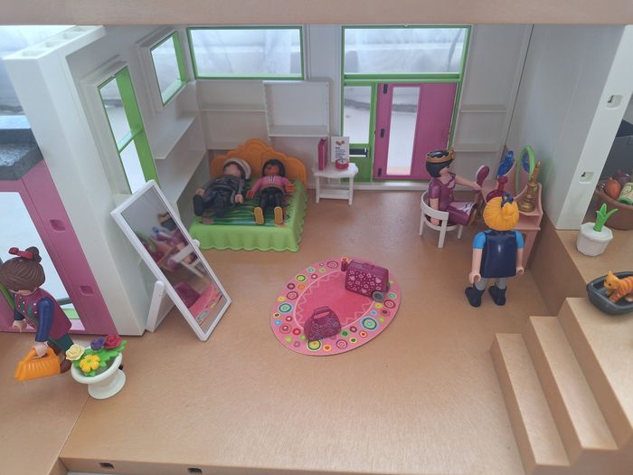 Maison moderne playmobil 5574 + piscine et extension - photo numéro 7