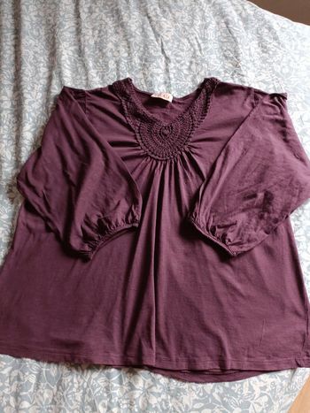 Blouse violine Celaïa