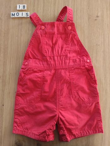 Salopette courte Petit Bateau