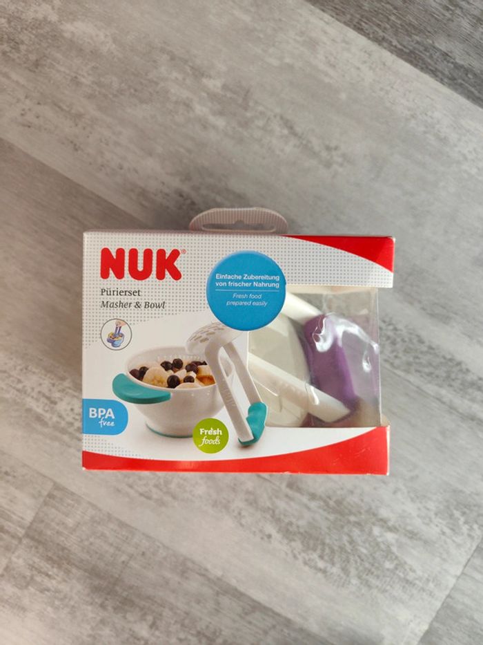 NUK Presse-purée et bol Fresh foods