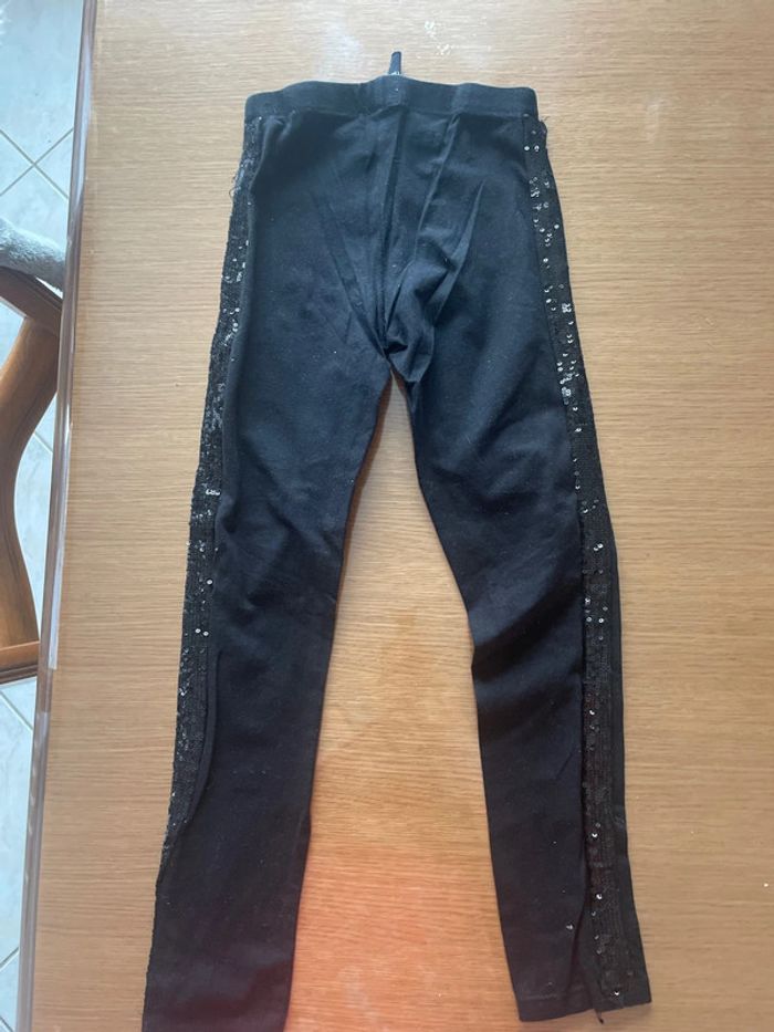 pantalon noir avec strass - photo numéro 2