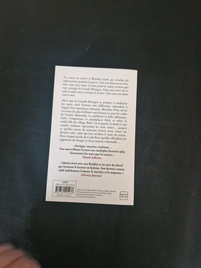 Le Code Rose (Grand Prix du Roman Historique 2023) - Kate Quinn - photo numéro 6