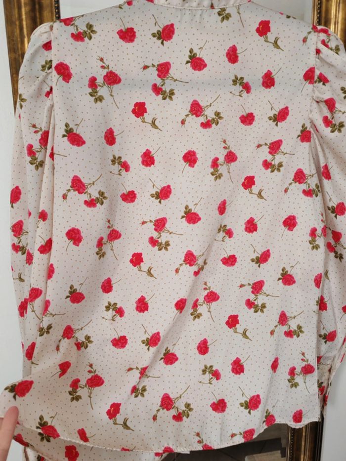 Chemise fleurs Zara taille S - photo numéro 7