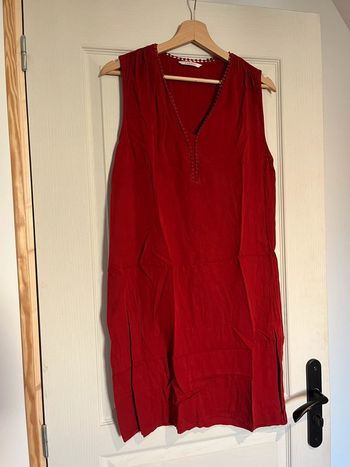 Robe bordeau camaïeu