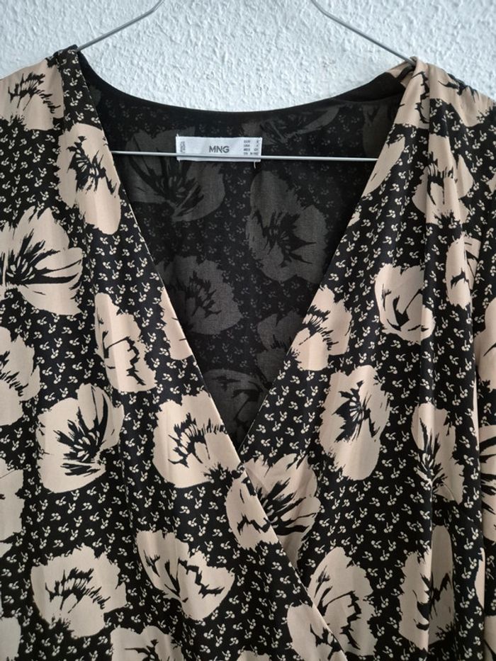 Robe longue cache cœur mango