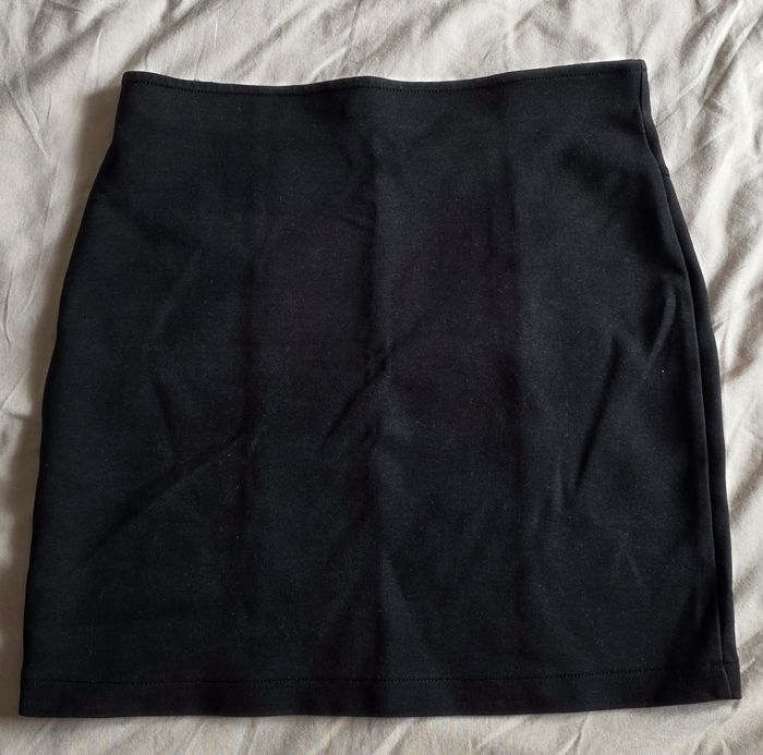 Pimkie Jupe Droite Maille Noir S - photo numéro 2