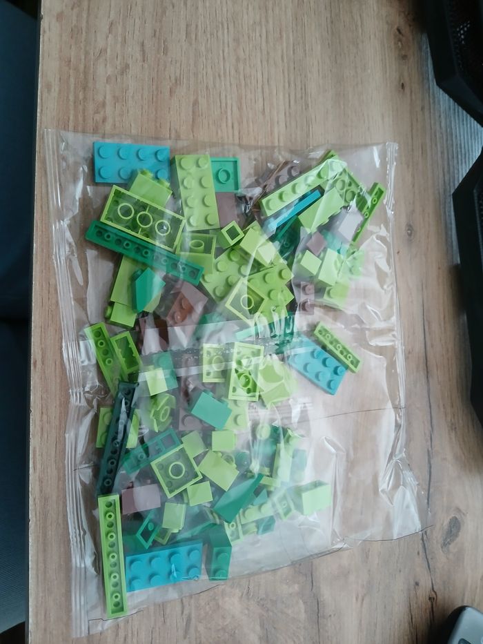 PIECES DE LEGO VERTE