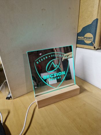 Lampe led section paloise