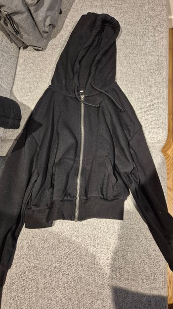 Veste a capuche noir