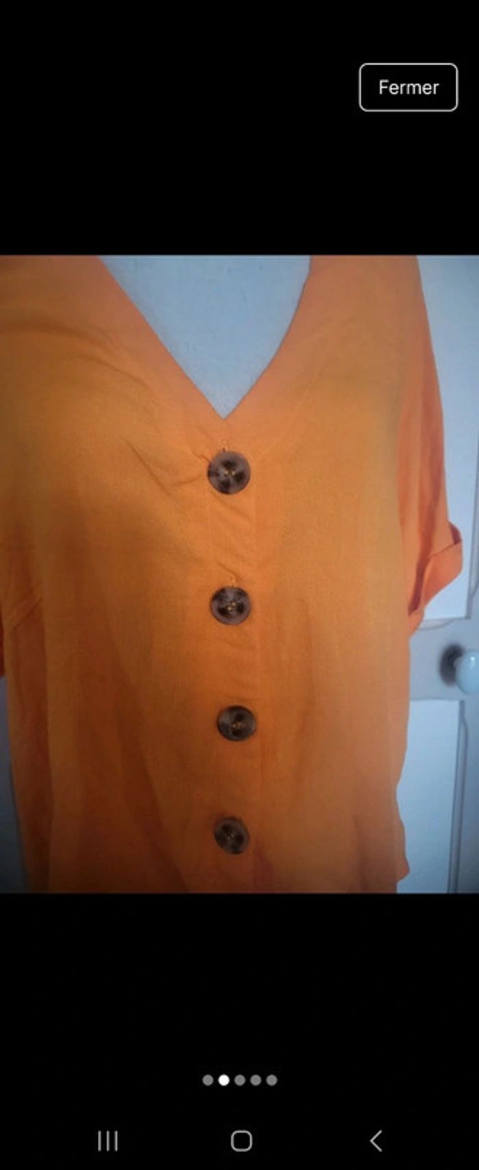 Blouse orange - photo numéro 4