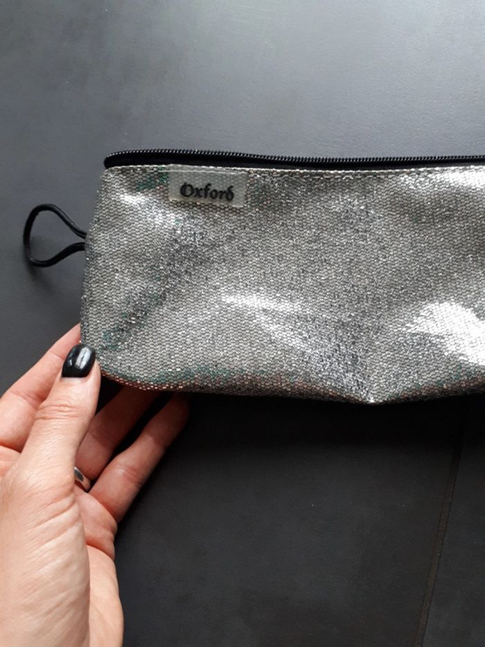 Trousse à paillettes Oxford 21×10 cm - photo numéro 2