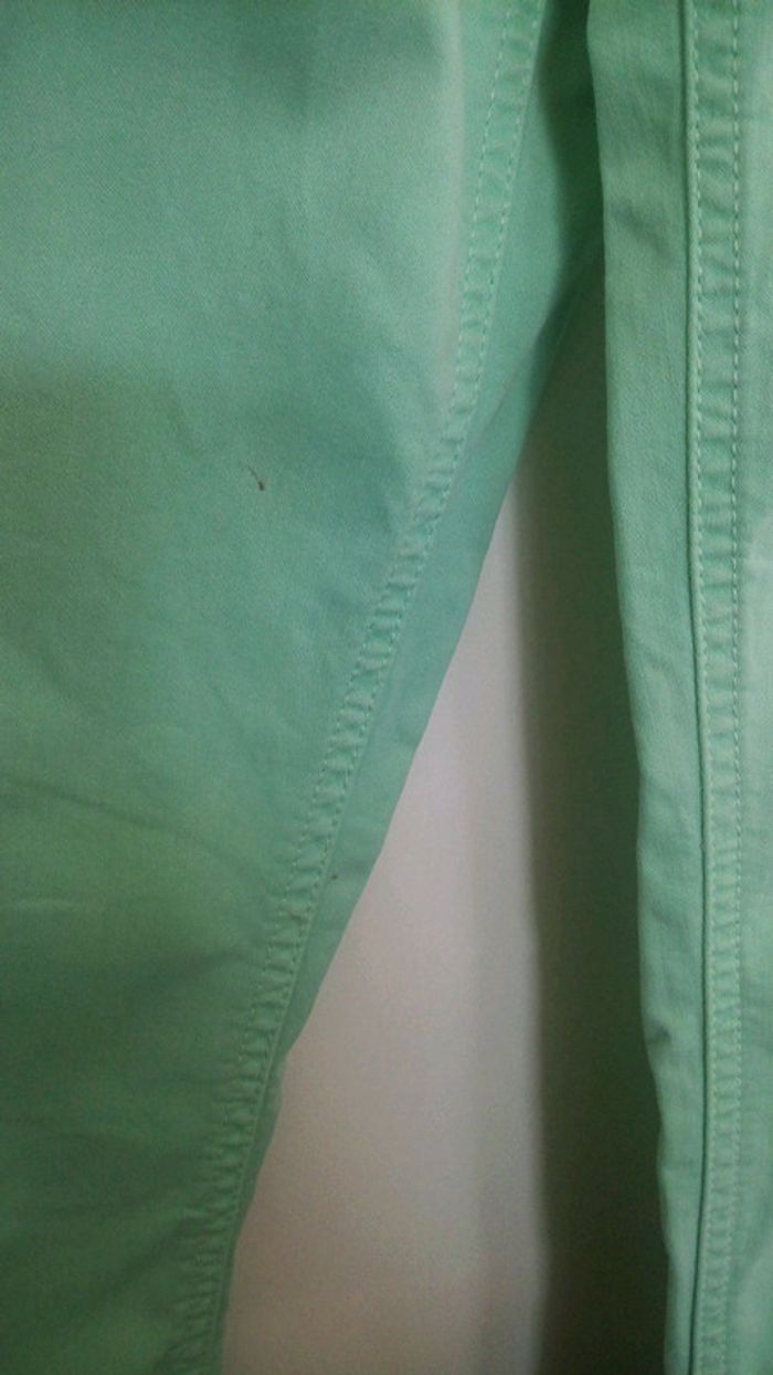 Pantalon couleur mint de grossesse marque obmum taille 38 - photo numéro 2