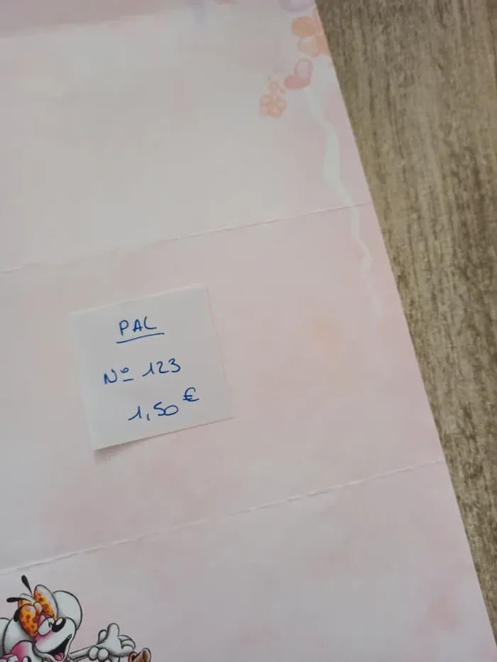 Papier à lettre Diddl 123 1,50€ - photo numéro 2