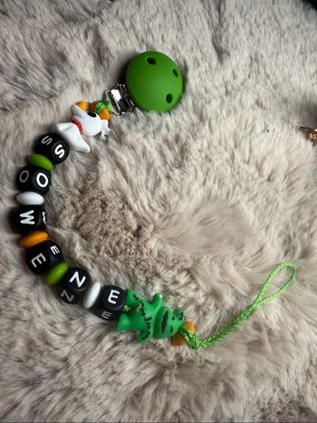 Attache tétine jack skellington