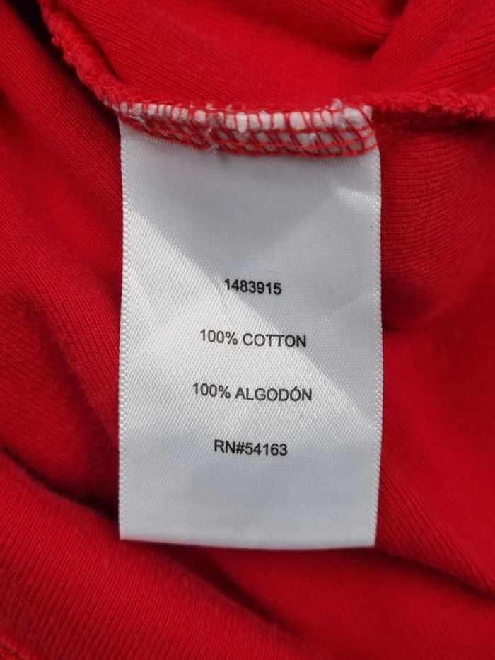 T-shirt Tommy Hilfiger rouge – Taille M Femme (mesures en photos) - photo numéro 9