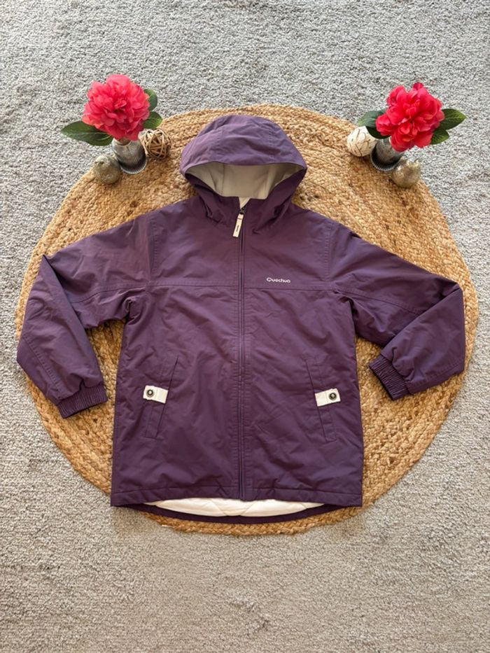 🌺Veste coupe-vent imperméable violet Taille 12ans/146-158cm🌺
