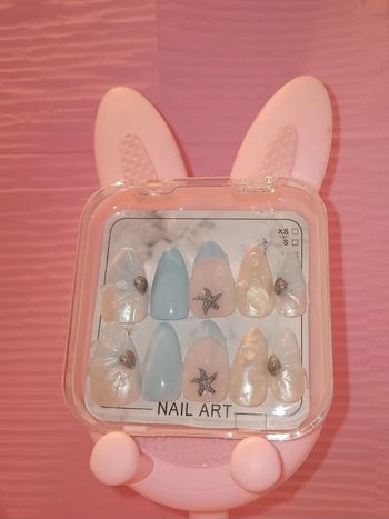Faux ongle press on nail réutilisable