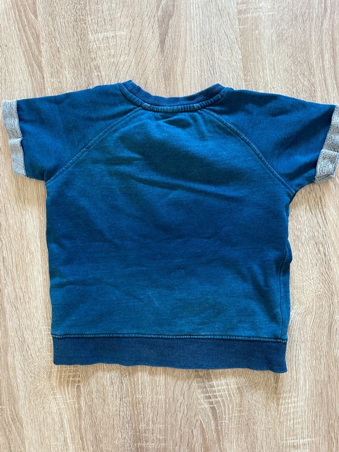 T-shirt Bleu Tape a l’œil - photo numéro 4