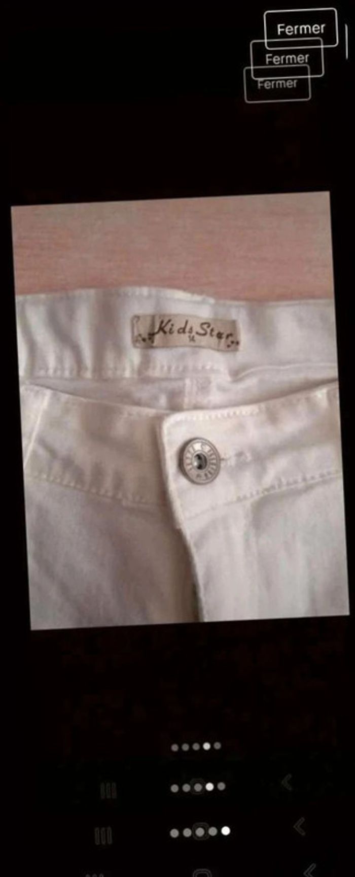 Short blanc fille - photo numéro 4