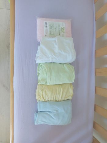 Ensemble de draps pour matelas de berceau