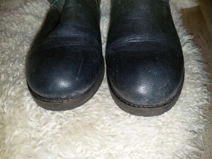 Bottines en cuir noir 41 - photo numéro 9