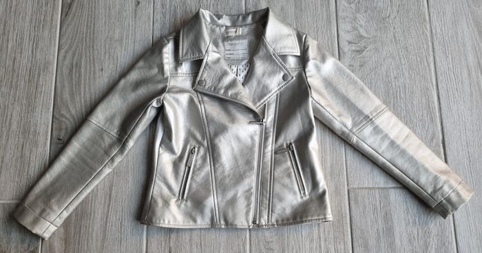 Veste simili cuir 8 ans fille