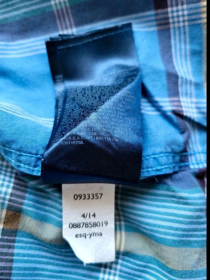 Chemise Tommy Hilfiger à Carreaux - Bleu & Jaune - Manches Longues - Taille M - New York Fit - photo numéro 20
