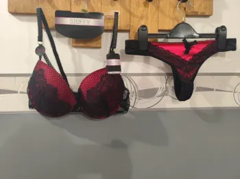 Ensemble soutien gorge string