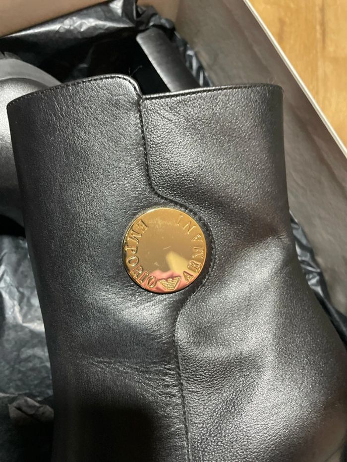 Emporio Armani Bottines noire taille 39 - photo numéro 12