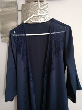 Déshabiller bleu avec dentelle Etam taille S