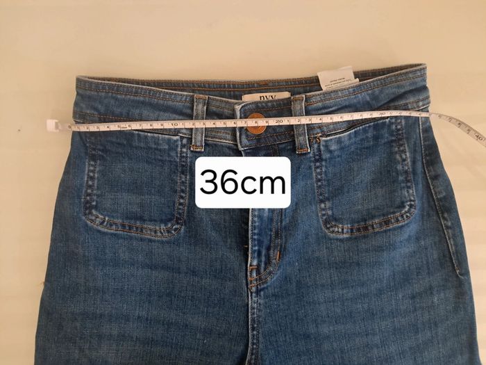 NVY jean taille haute jambes larges T 36 - photo numéro 11