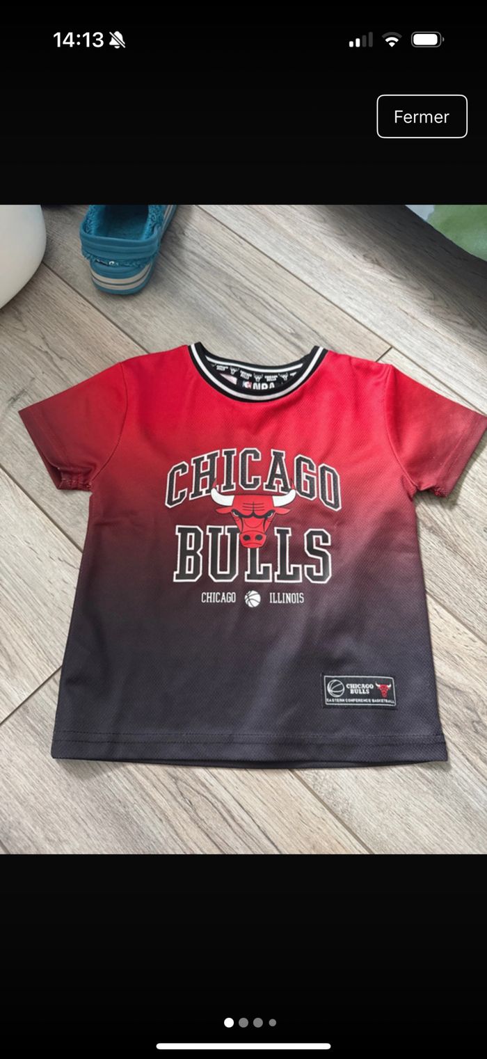 T-shirt Chicago bulls garcon 2/3 ans