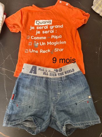 Ensemble short t-shirt