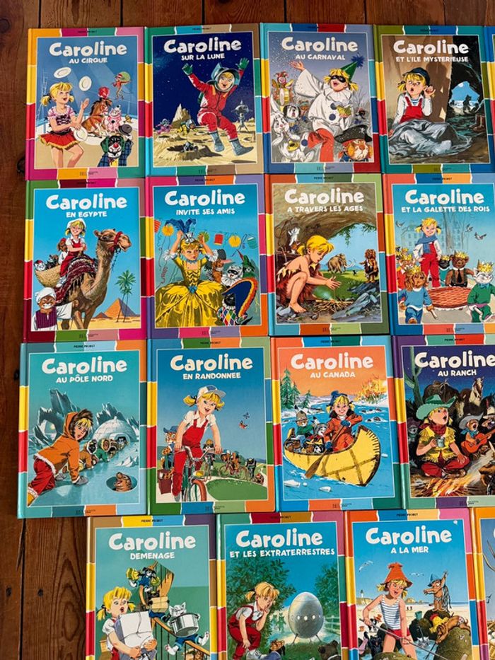 Bon état - lot incroyable de 21 titres collection Caroline livres bd albums couleurs - photo numéro 5