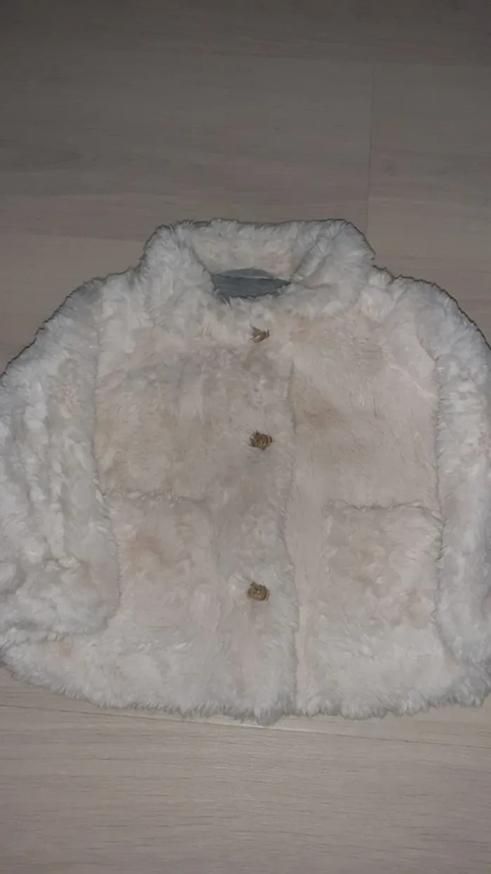 Manteau en fourrure Mango kids - photo numéro 3