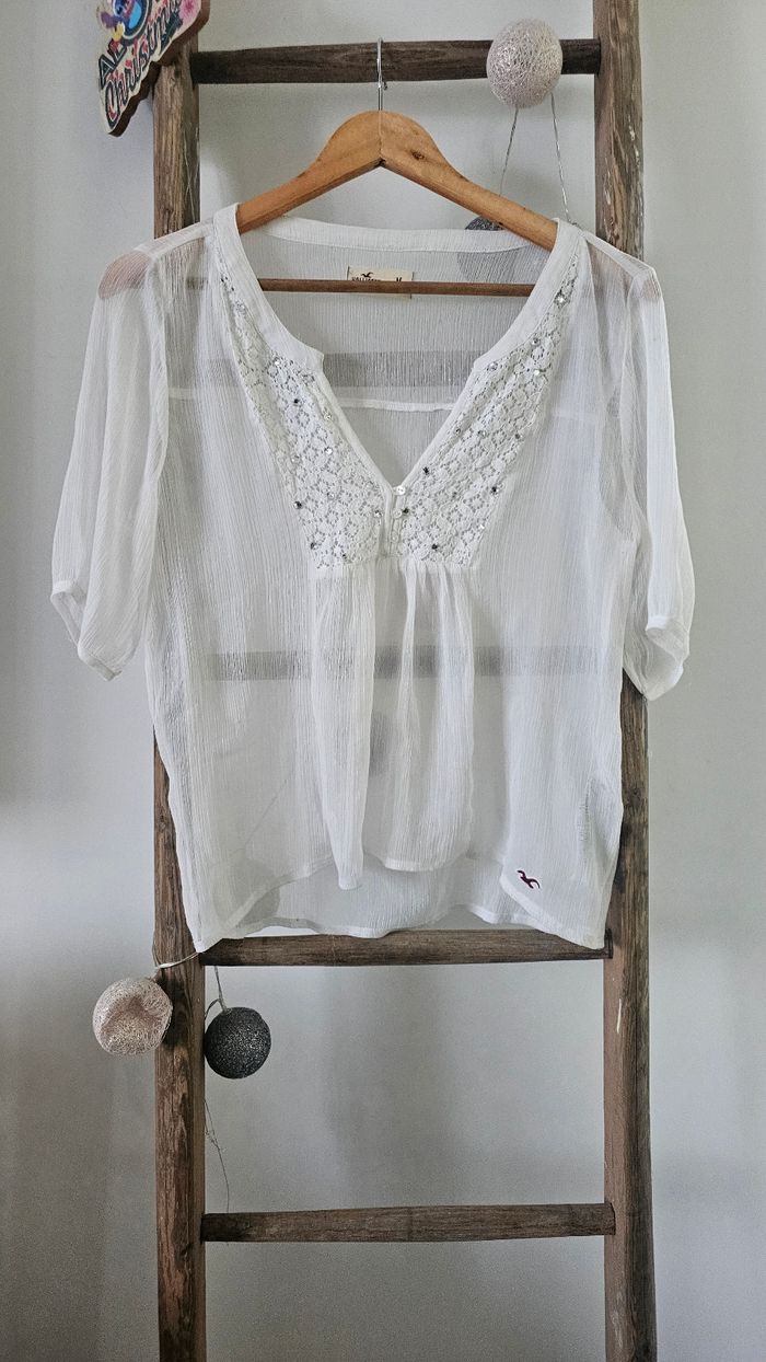 Blouse Hollister taille 38 M