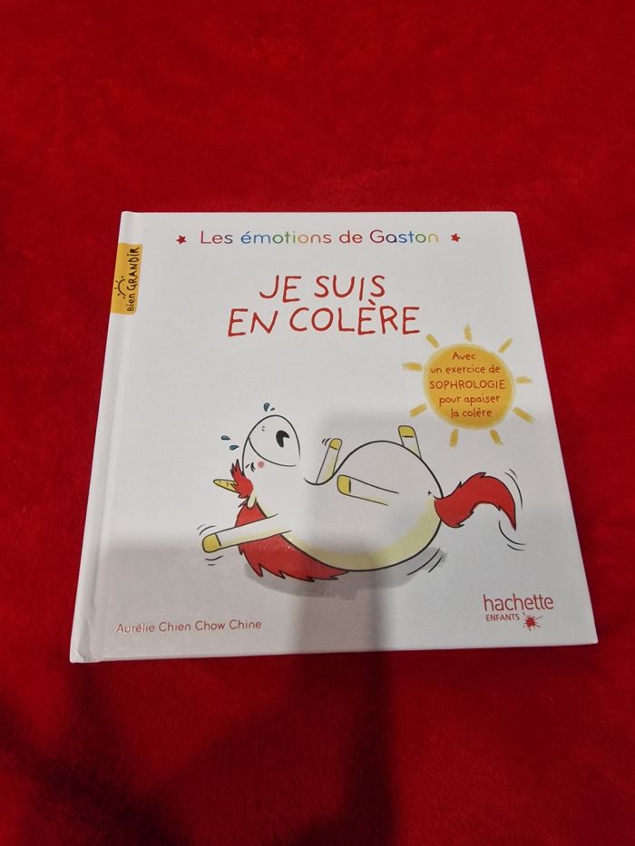 Livre les émotions de Gaston je suis en colère