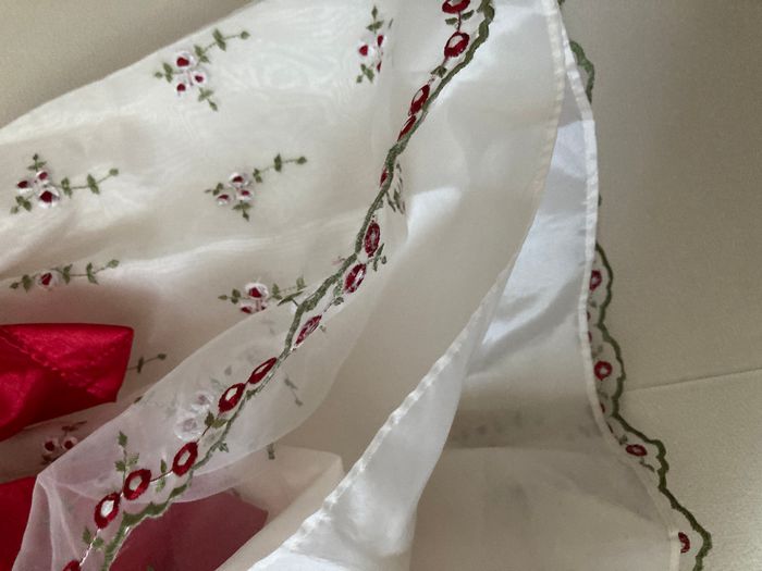 robe de cérémonie broderie fleurs bébé 18 mois - photo numéro 4