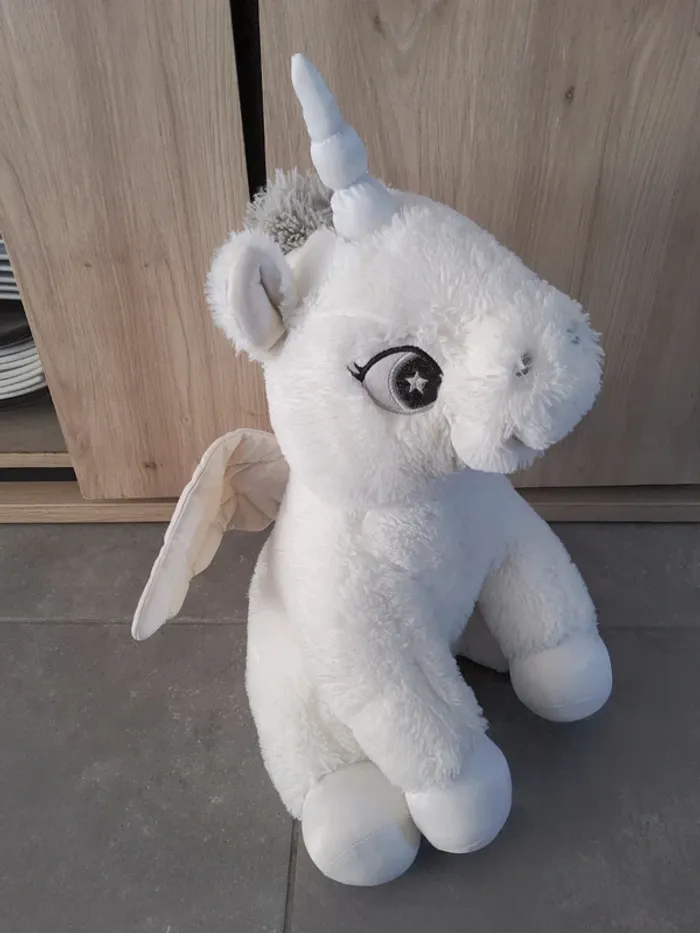 Peluche licorne géante 75cm - photo numéro 6
