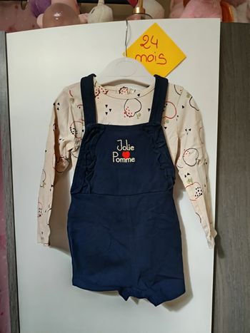 Ensemble "jolie pomme" 23 mois