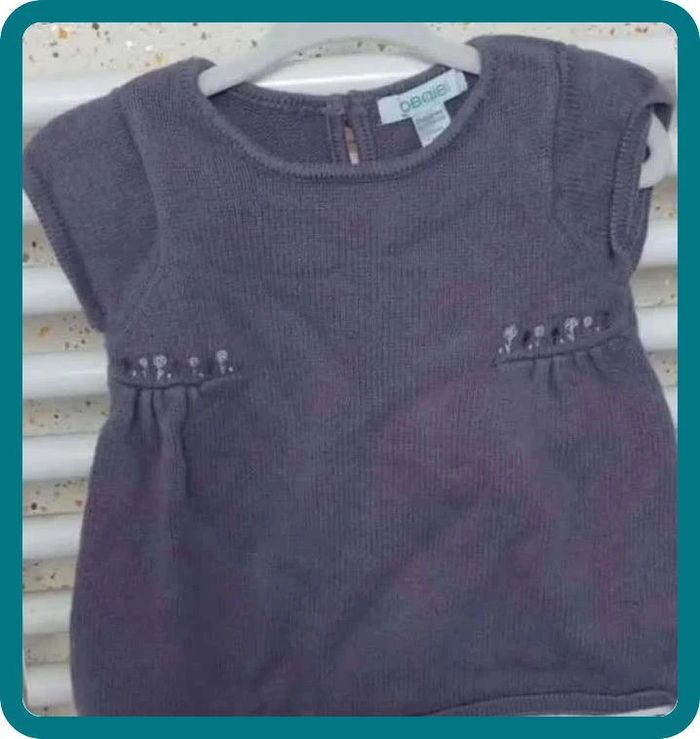 Robe violette Obaïbi Taille 6 mois - photo numéro 2