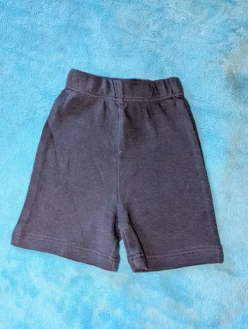 Short bleu marine 3 mois