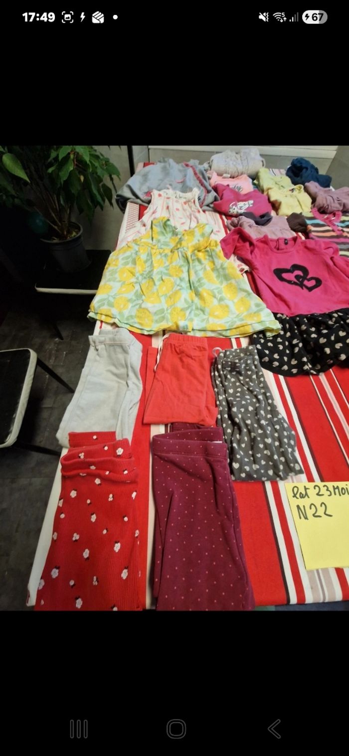 Lot vêtements 23=24mois n22 - photo numéro 2