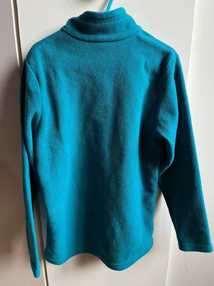 Polaire turquoise quechua 8 ans - photo numéro 2