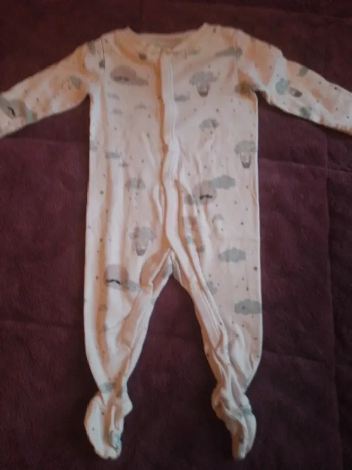 Pyjama grenouillère bébé fille 1 mois - photo numéro 5
