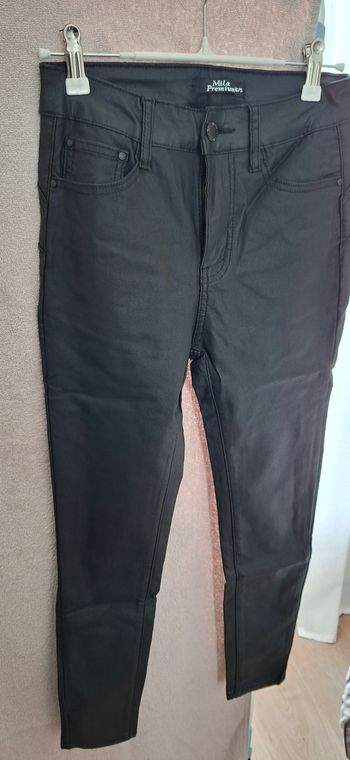 Pantalon style simili