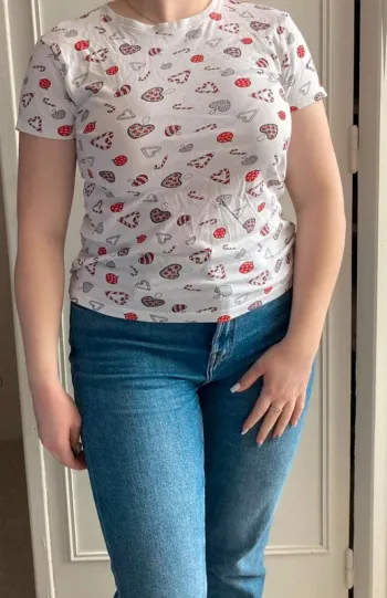 T-shirt  motif de  noël 🟡