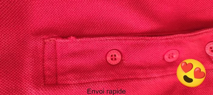 Polo rouge L go sport - photo numéro 4