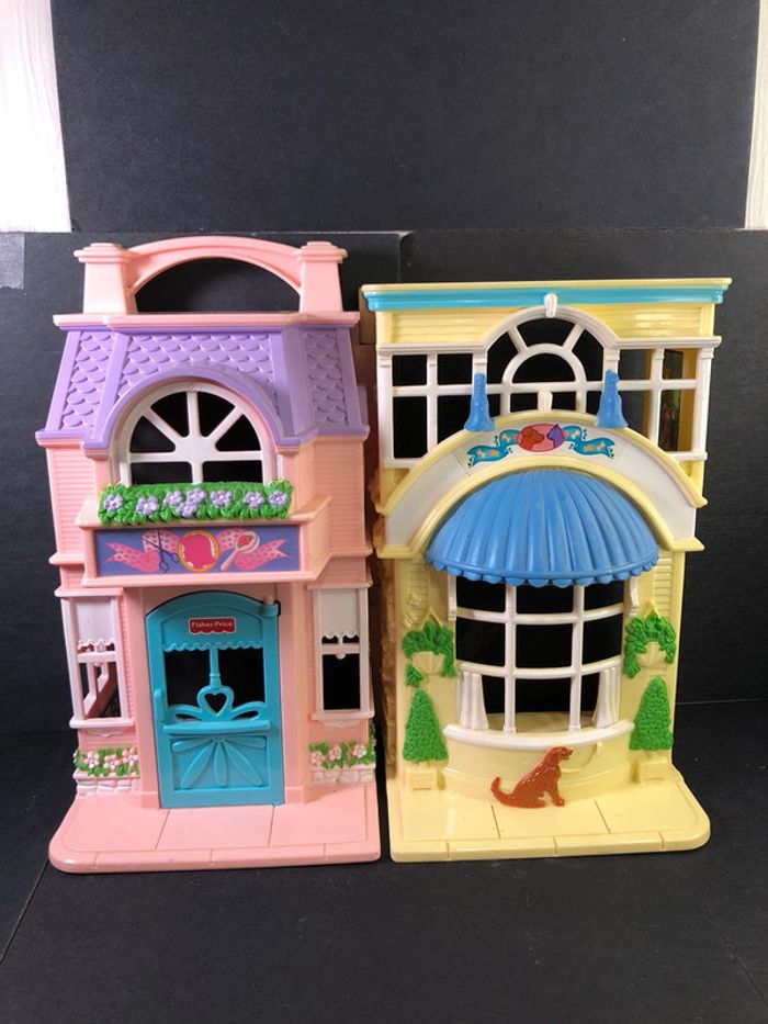 Vintage playset figurine mini figure Fisher price