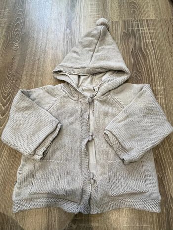 Gilet beige obaibi 12 mois